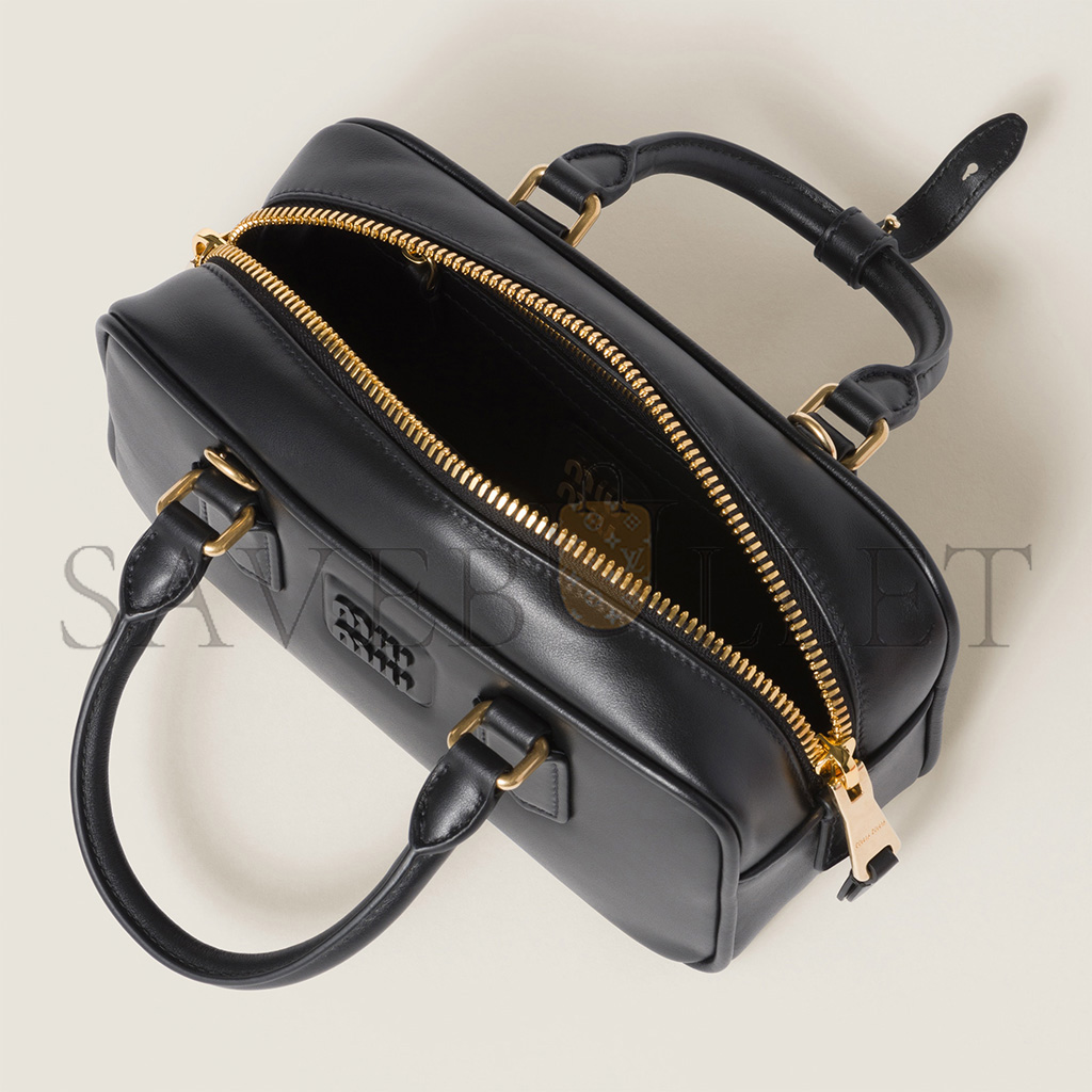 MIU MIU ARCADIE LEATHER BAG 5BB142 (22*10.5*7.5cm)